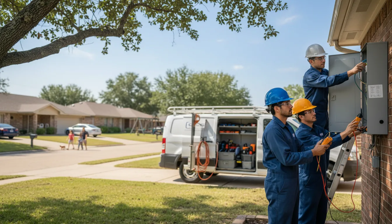 Certified electrician providing emergency electrical services in Nemaha, NE